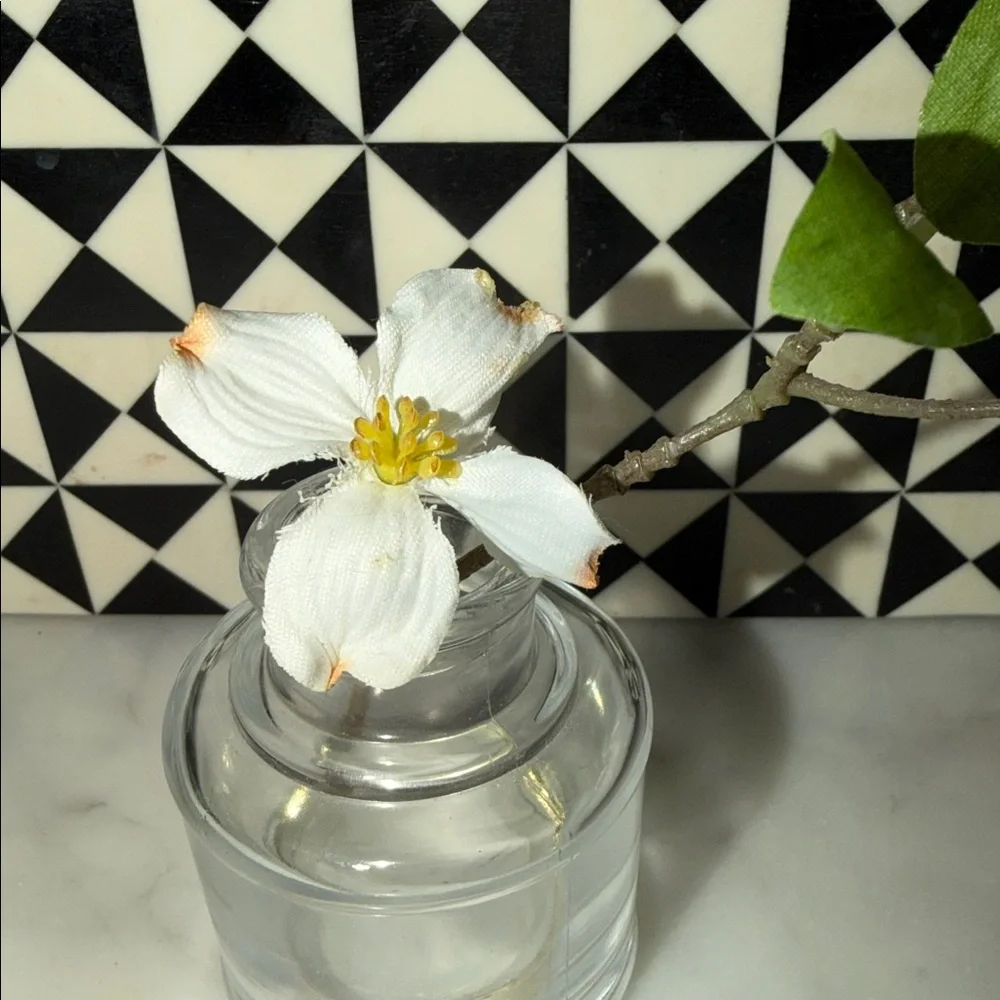 Target Faux Floral Four Arrangements In Glass Containers
